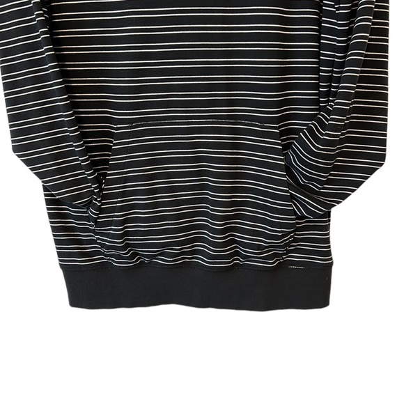 Saks Fifth Avenue X Black Slim Fit Jersey Hoodie - Size XXL - Picture 3 of 10